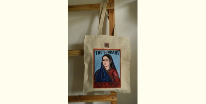 Carnival on Canvas | Canvas Hand Painted Bag ~ 6
